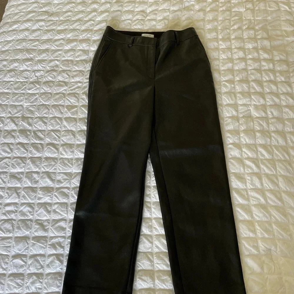 Aritzia Babaton vegan leather straight leg pants - Picture 11 of 11